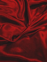 red textile