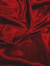 red textile