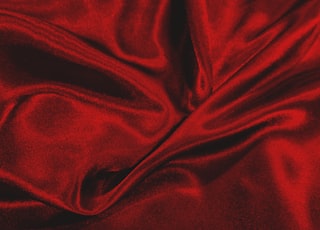 red textile