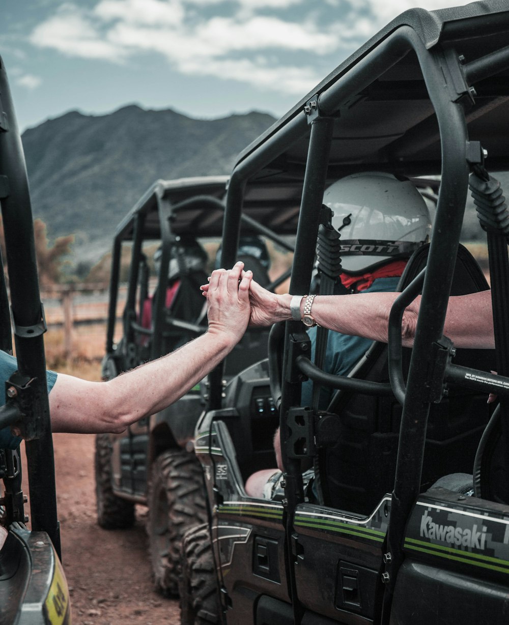 people on ATV quad bikes