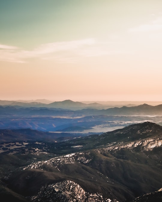 mountain range under clear sky during daytime in Palomar Mountain United States