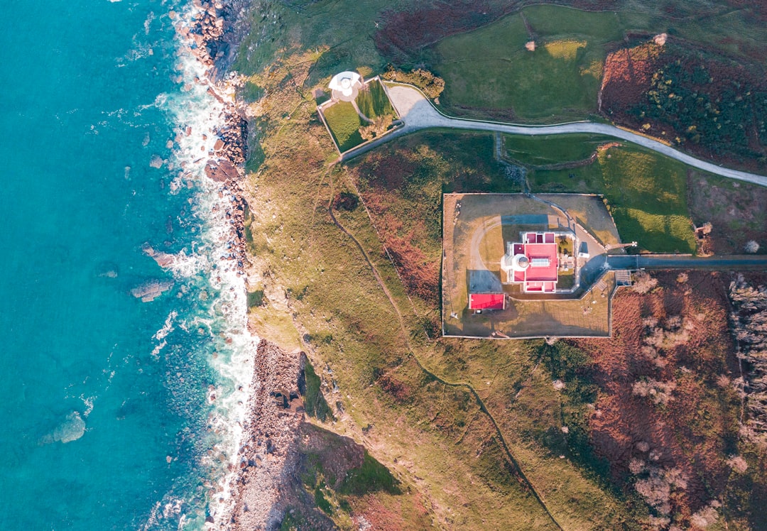 bird's eye view of body of water