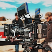 black digital video camera