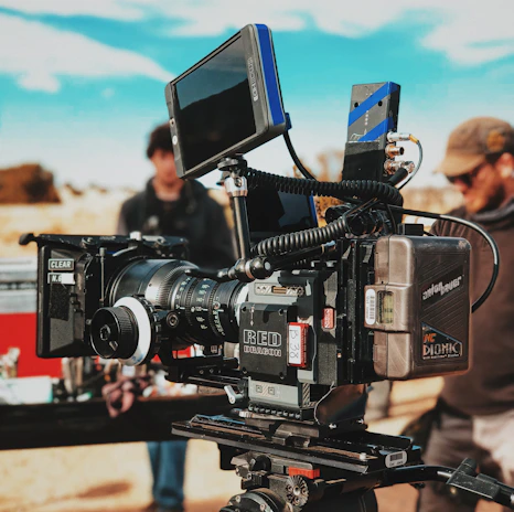 black digital video camera