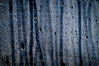 timelapse photo of rain drops