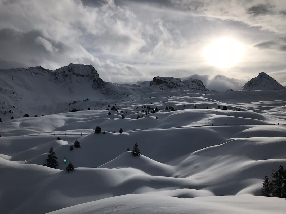 Glacial landform photo spot Belle Plagne Mont Blanc massif