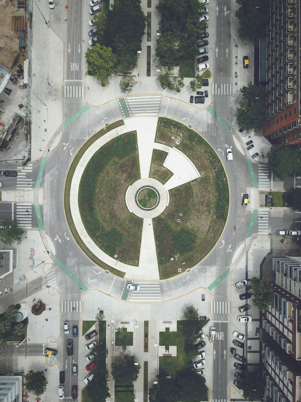 bird's eye photography of high rise building