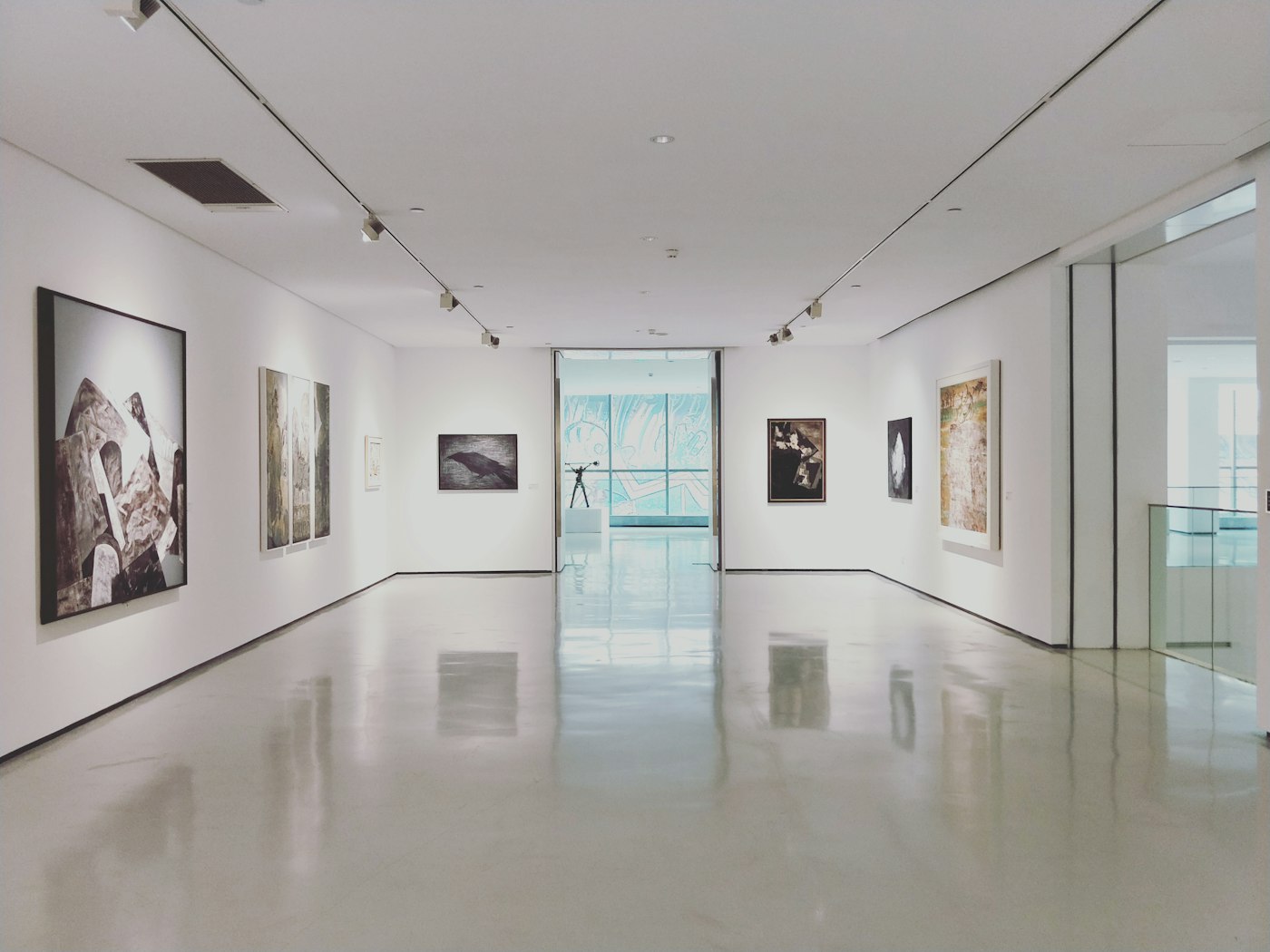 Museum gallery interior