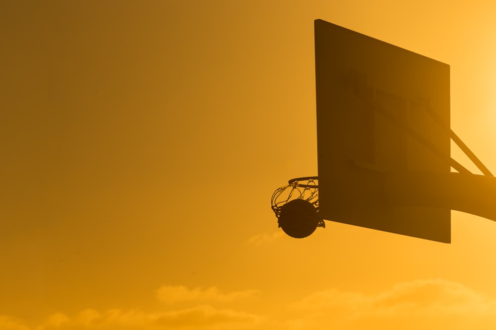 basketball on basketball ring