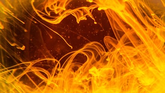 mixing of color orange