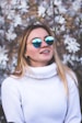 woman smiling