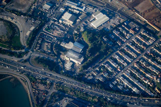 An aerial shot capturing the connection between Baddi-Nalagarh industrial corridor and the emerging urban center.