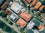 aerial photography of houses