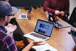 man talking in the meeting