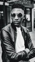 Stylish eyewear on a model exuding confidence and grace.