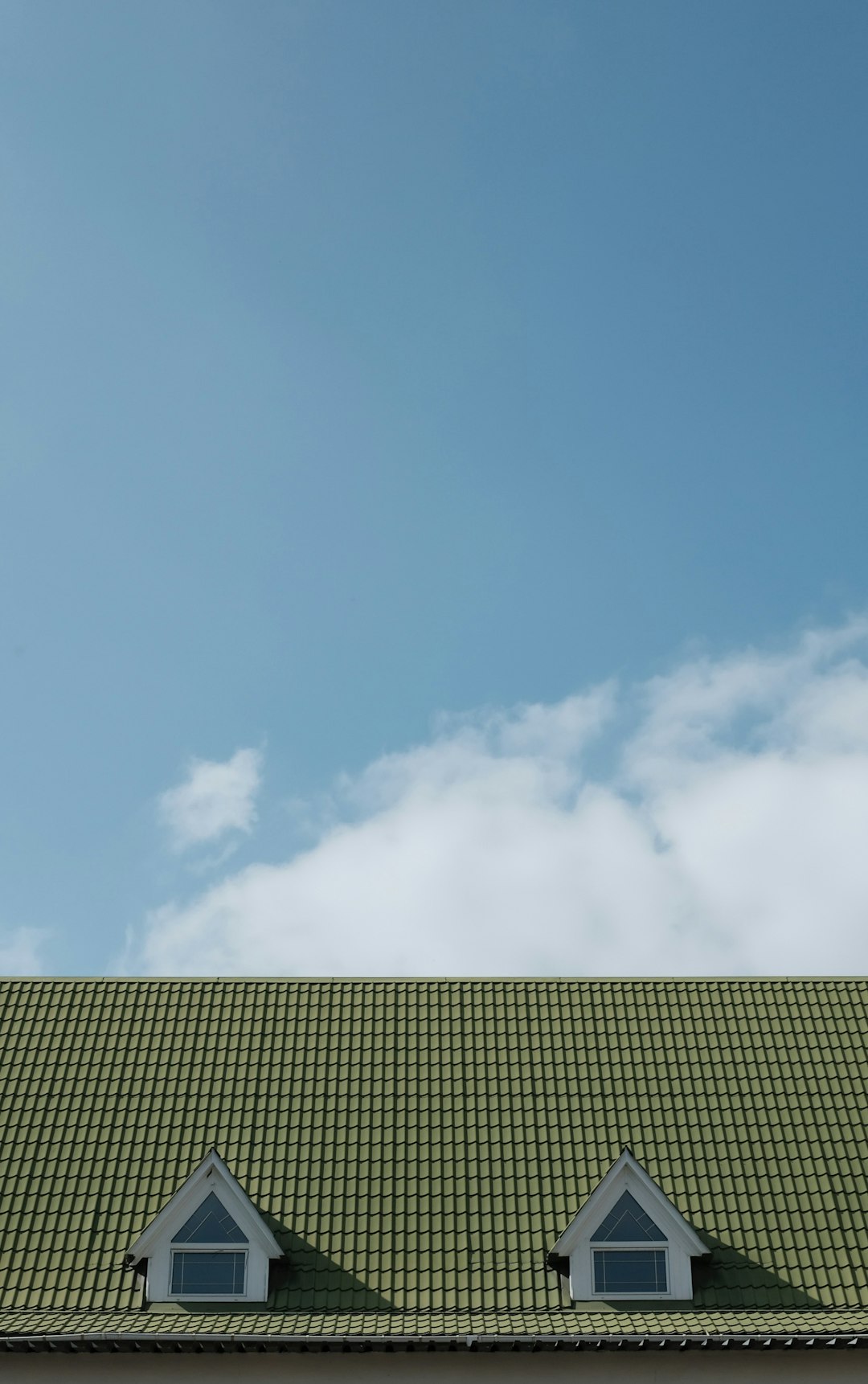  green wooden house roof roof