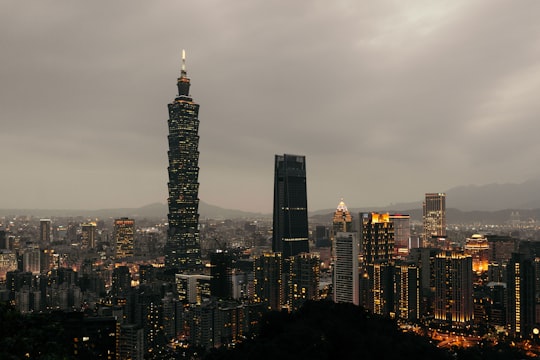 high-rise building during daytime in Xiangshan Hiking Trail Taiwan