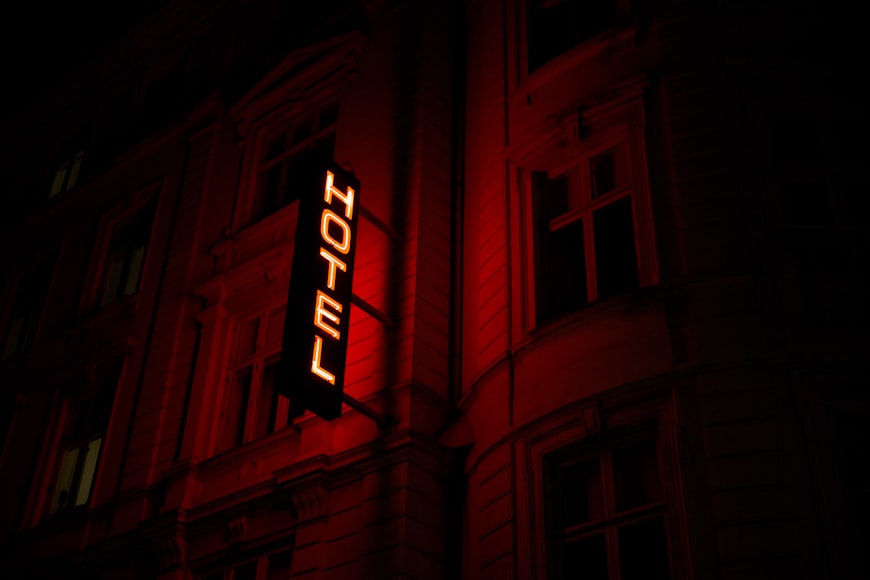 hotel sign