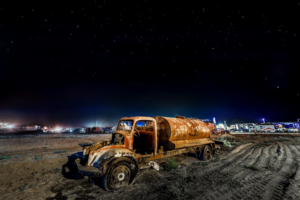 brown truck illustration