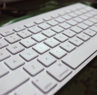 white Apple Magic Keyboard