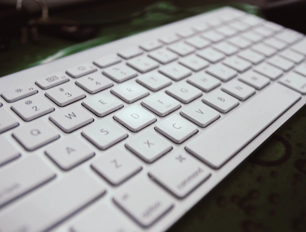white Apple Magic Keyboard