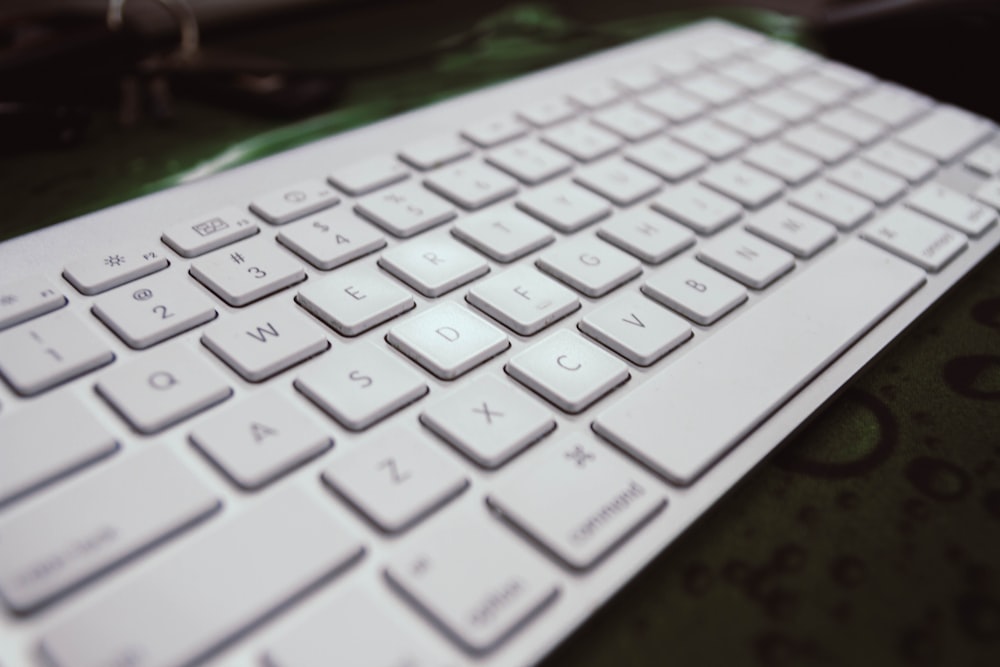 white Apple Magic Keyboard