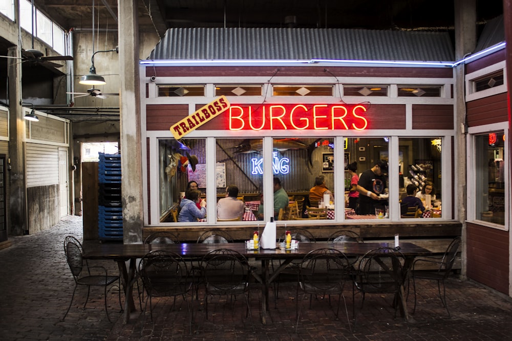 closeup photo of Trailboss Burgers restaurant