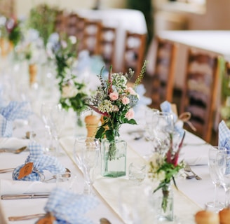 clear wine glass lot on table