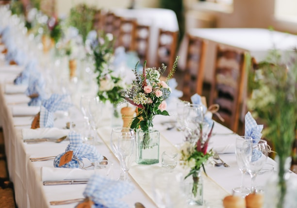 clear wine glass lot on table