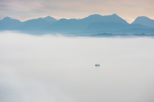 white fog in Skye United Kingdom