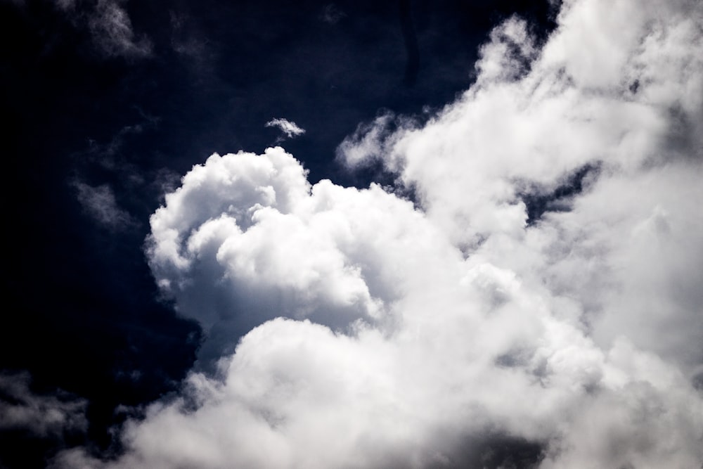 Foto de formação de nuvens