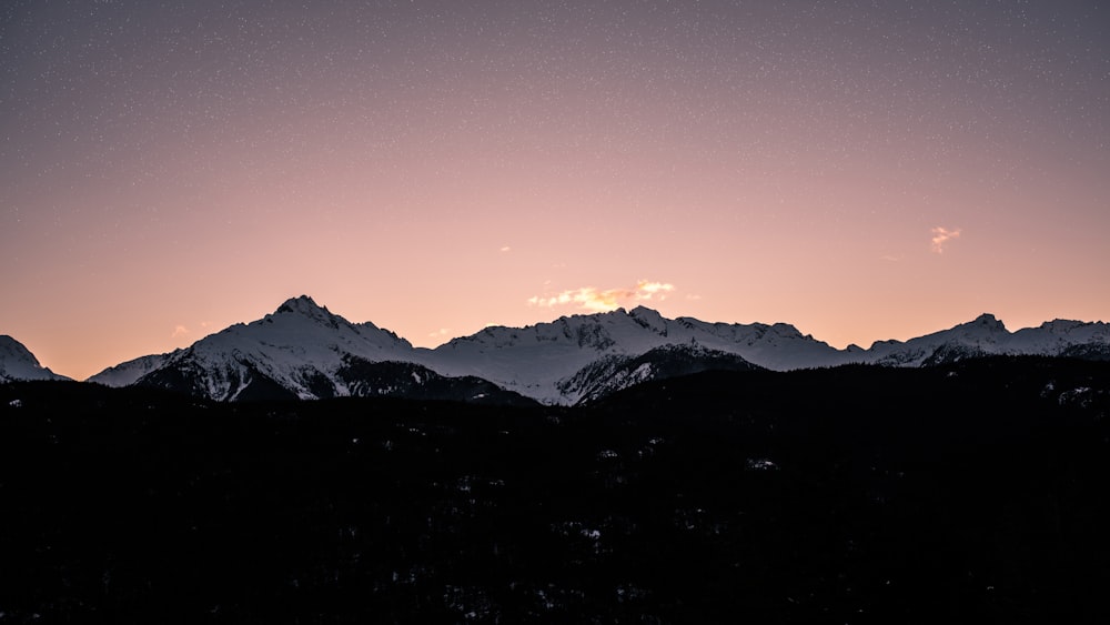 white snow covered mountain during golden hour