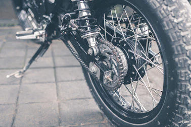 black underbone motorcycle