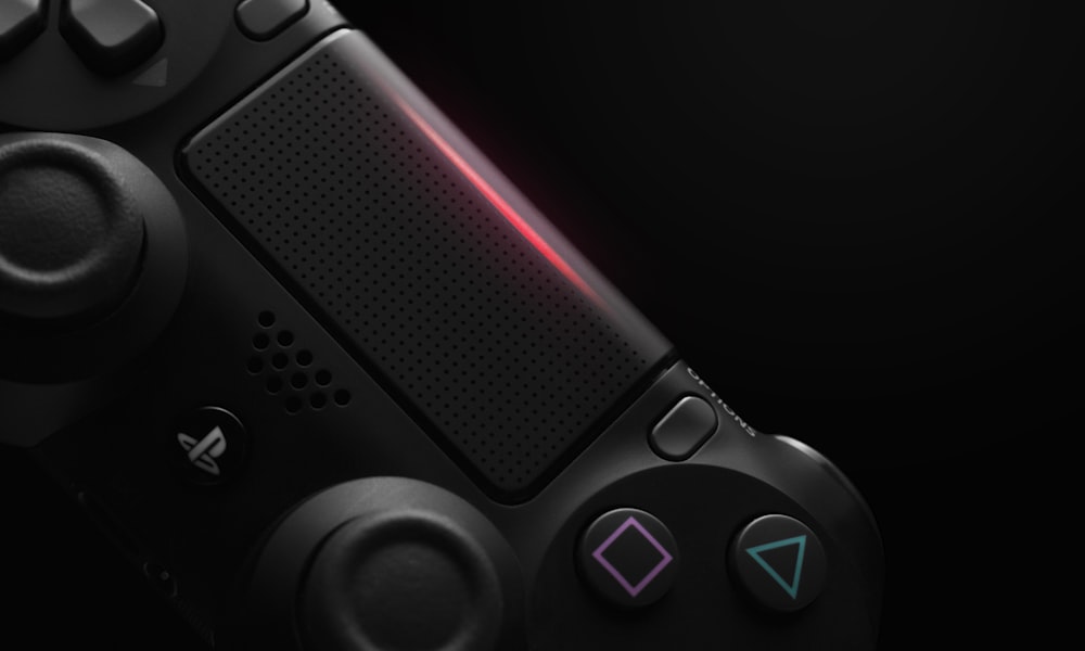 schwarzer Sony PS4 Wireless-Controller