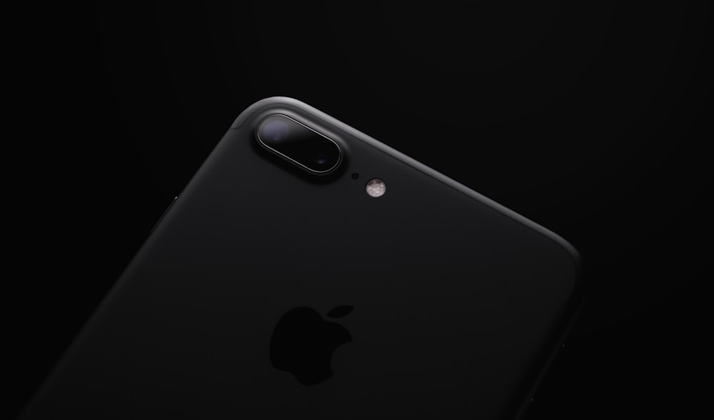 Captura de pantalla negra del iPhone 7 Plus