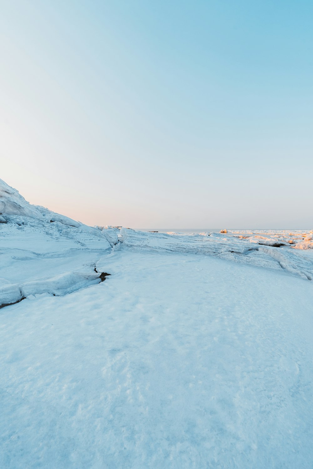 campo innevato