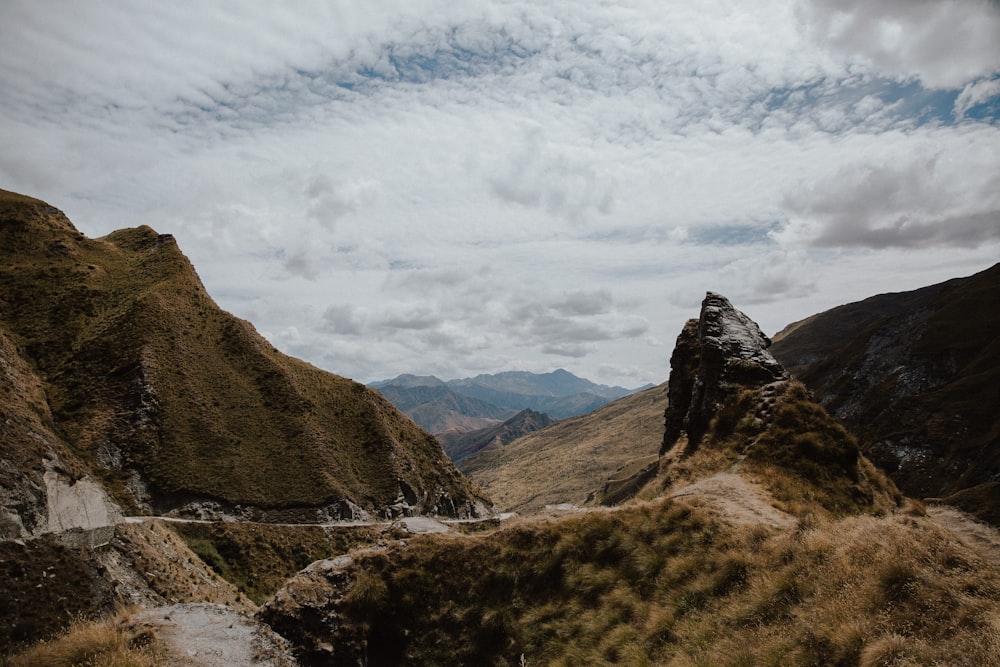 landscape photography of mountains