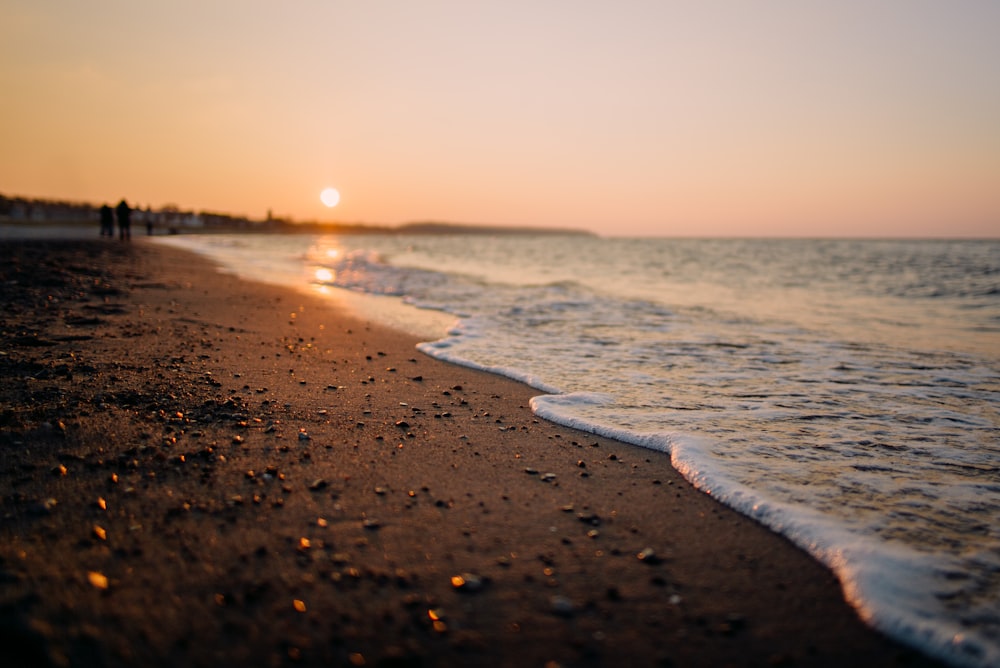 sunset peaceful walk