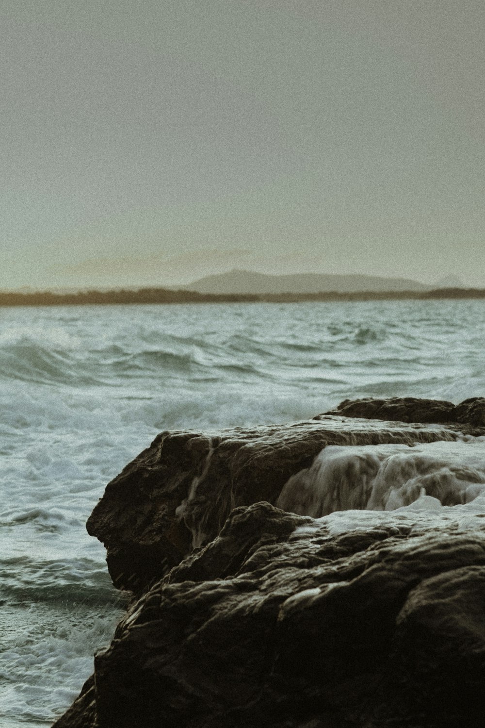 rock formation on ocean