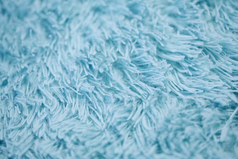 Nahaufnahme von blauem Textil