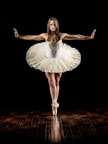ballerina standing in her toes