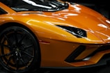 orange sports car