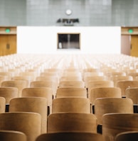 empty chairs in theater