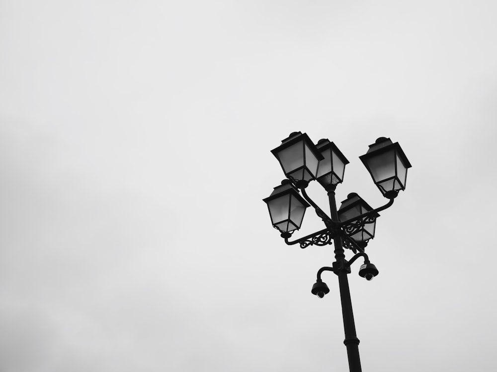 gray patio lamp