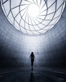 woman wearing black shirt facing the ceiling