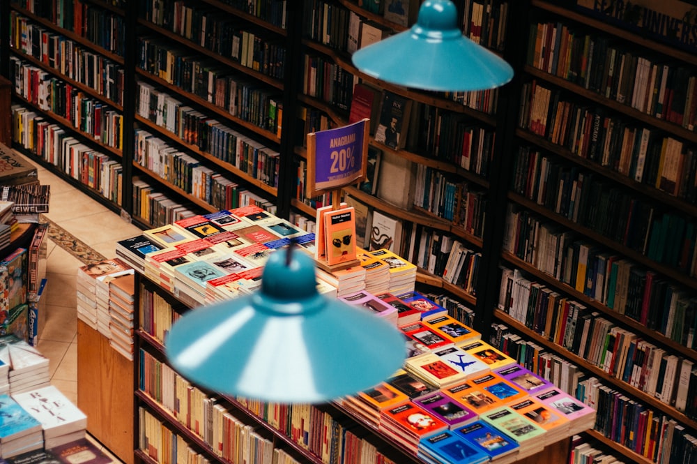 person taking picture inside the library