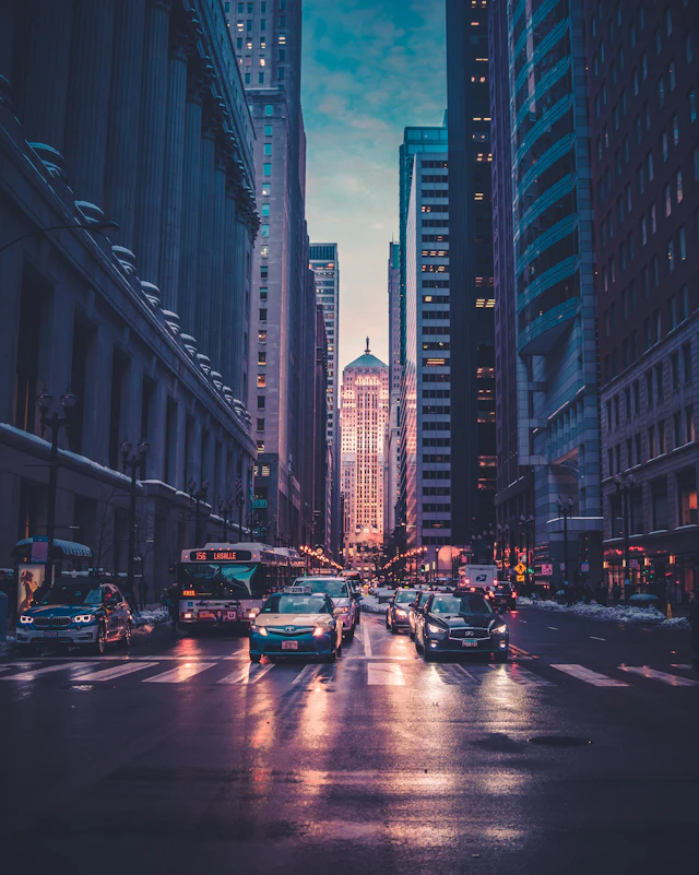 City Skyline at Night puzzle