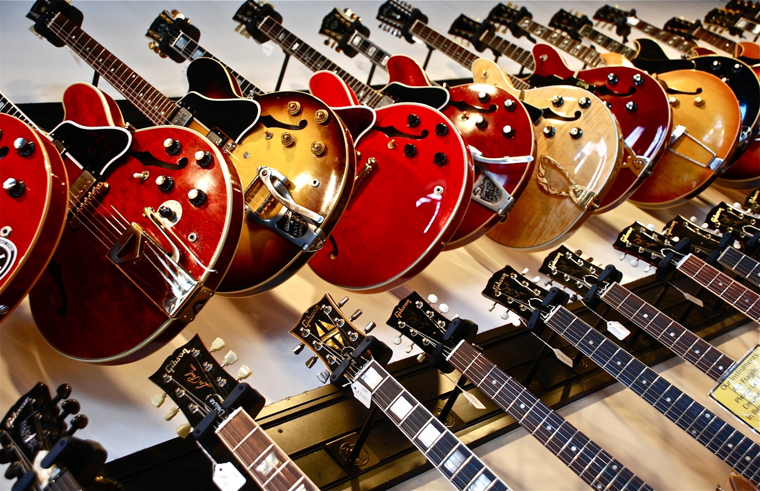 Variety of musical instruments