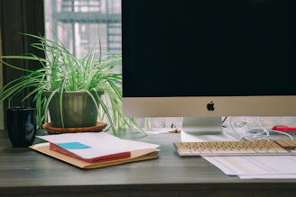 white folder on tabletop