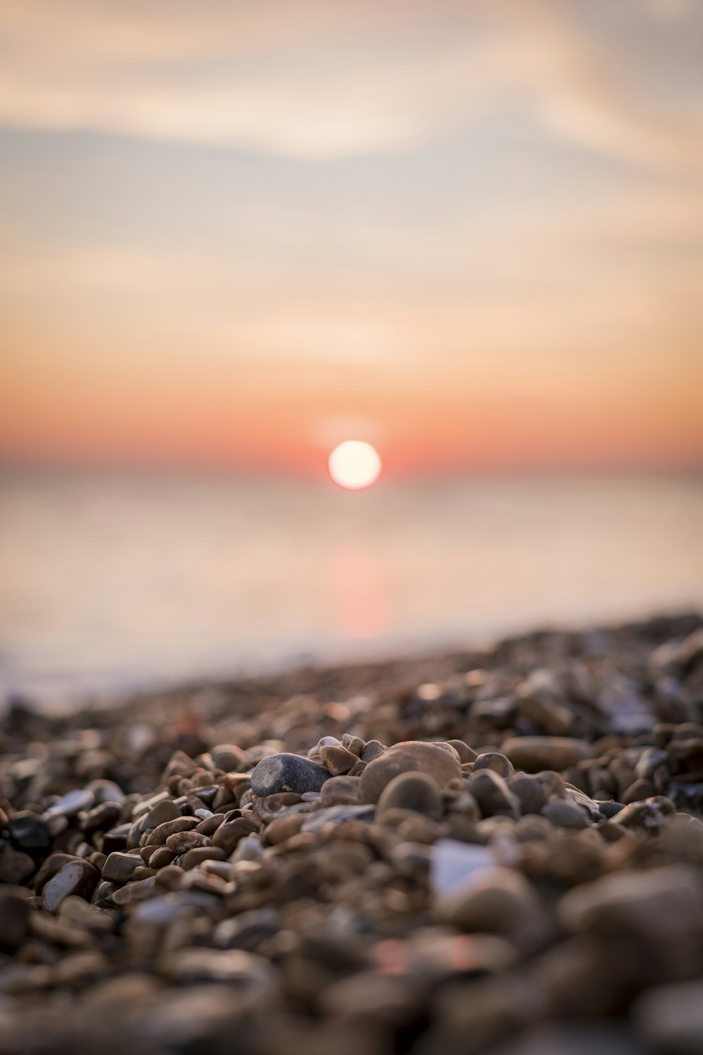 macro shot photography of brown pebbles